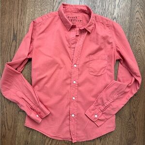 Frank & Eileen women’s BARRY Coral Button Down Shirt - XS tailored fit